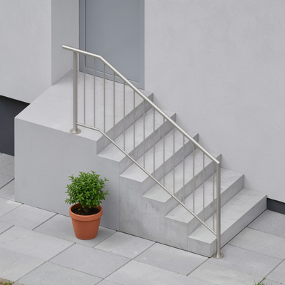Treppengeländer Edelstahl