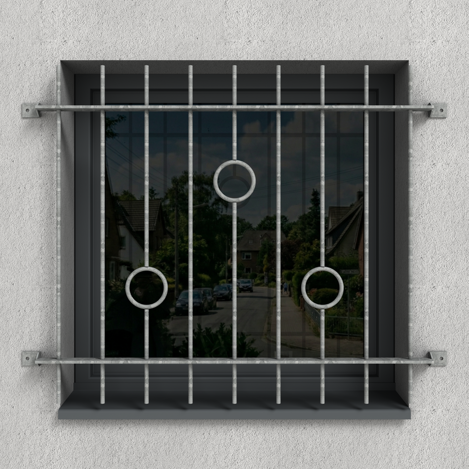 Fenstergitter Ferro 03 verzinkt