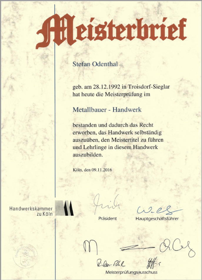 Meisterbrief