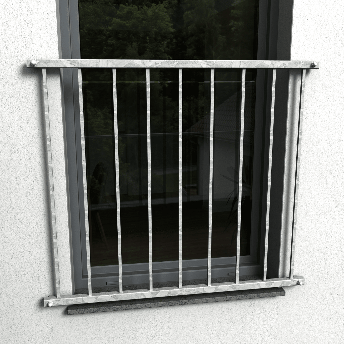 Französischer Balkon 03 verzinkt - DeinMetallbauer.shop