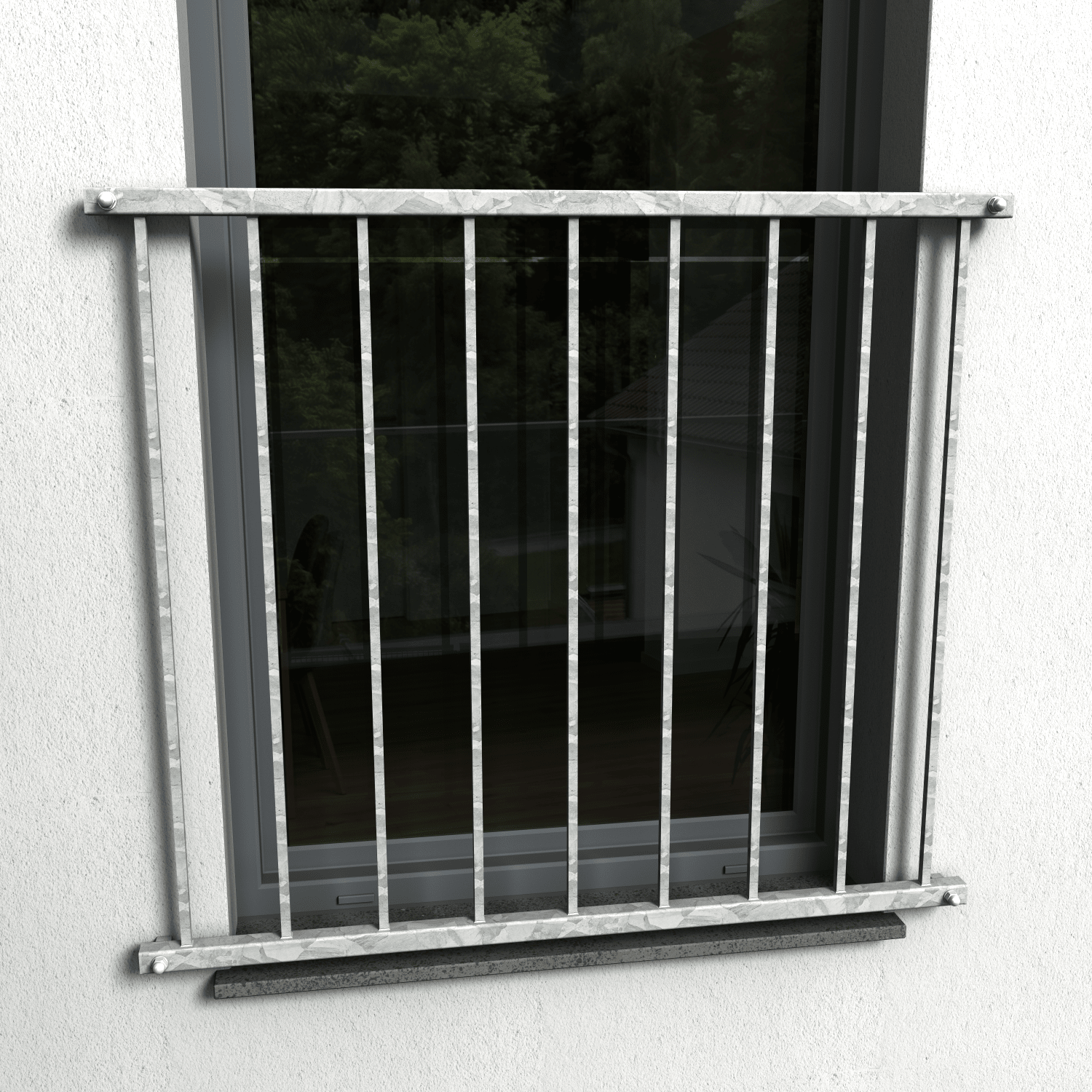 Französischer Balkon 03 verzinkt - DeinMetallbauer.shop