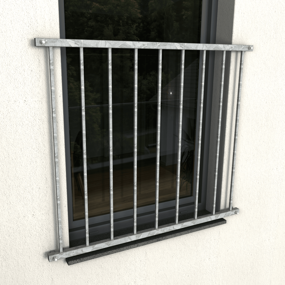 Französischer Balkon 03 verzinkt - DeinMetallbauer.shop
