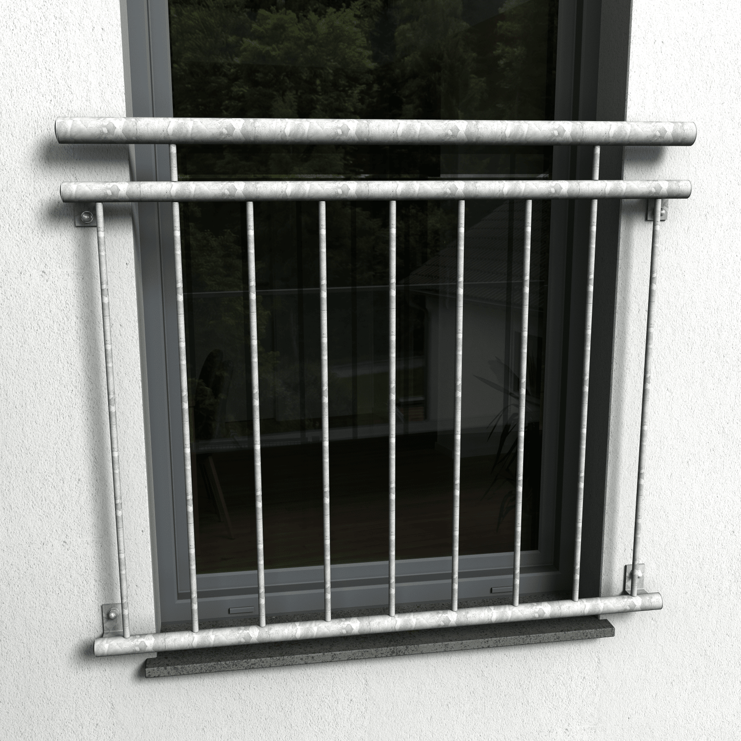 Französischer Balkon 01 verzinkt - DeinMetallbauer.shop