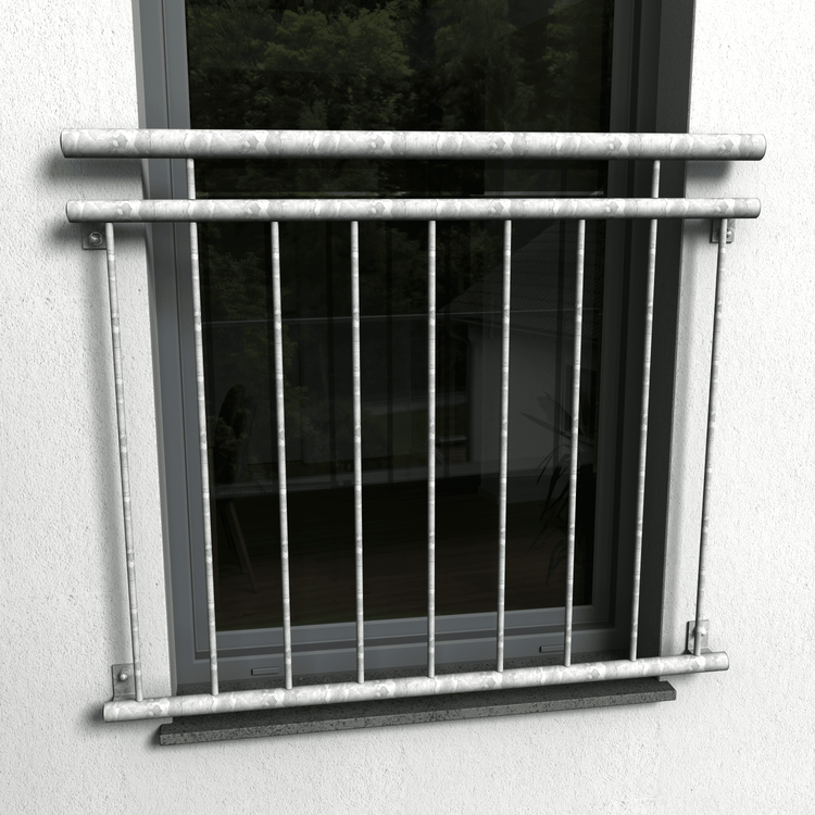 Französischer Balkon 01 verzinkt - DeinMetallbauer.shop