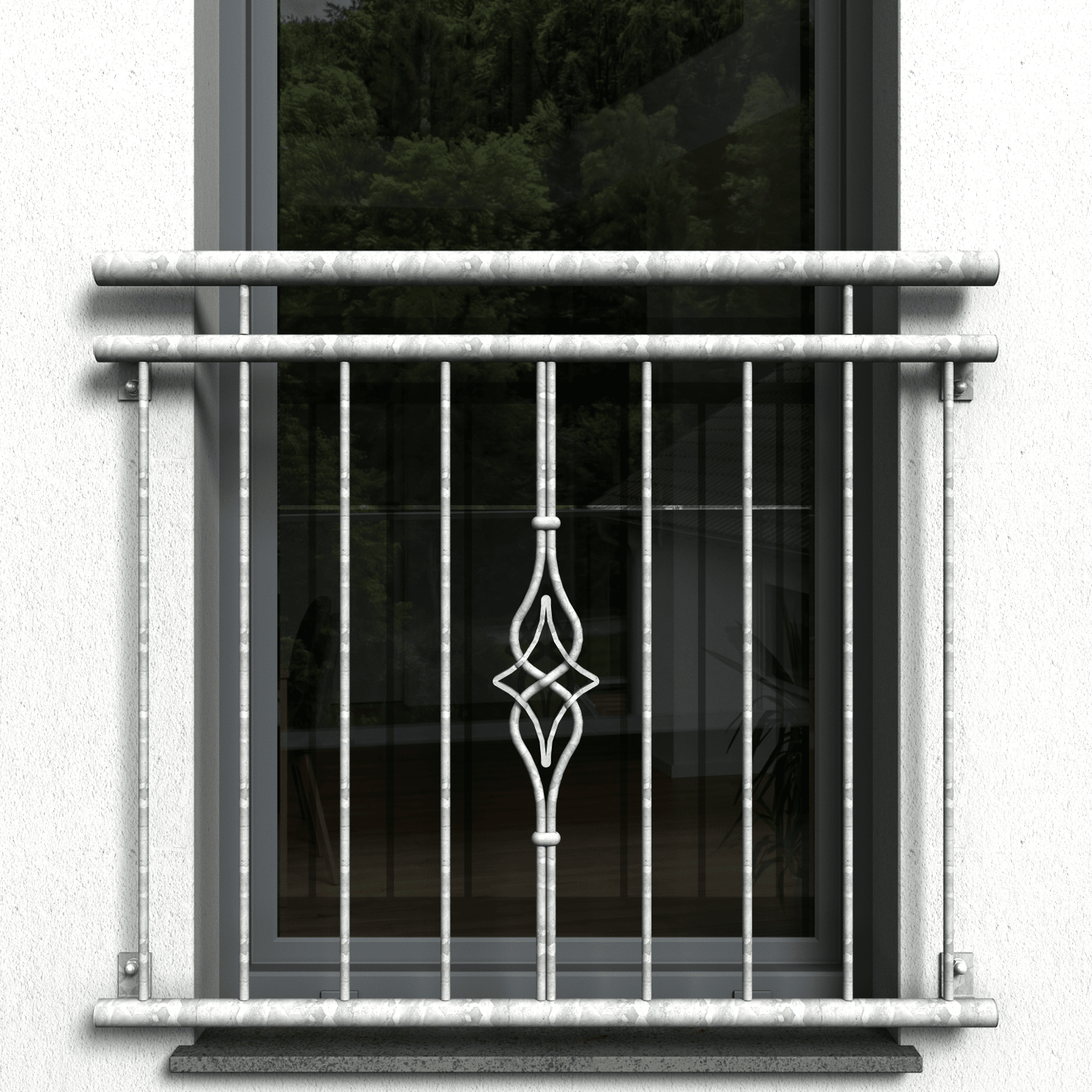 Französischer Balkon 02 verzinkt - DeinMetallbauer.shop