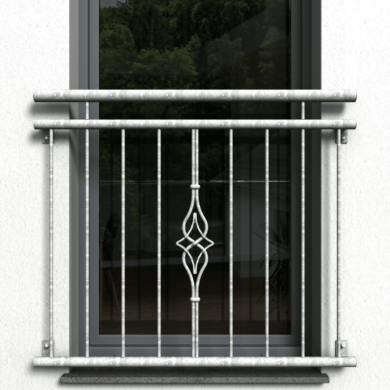Französischer Balkon 02 verzinkt - DeinMetallbauer.shop