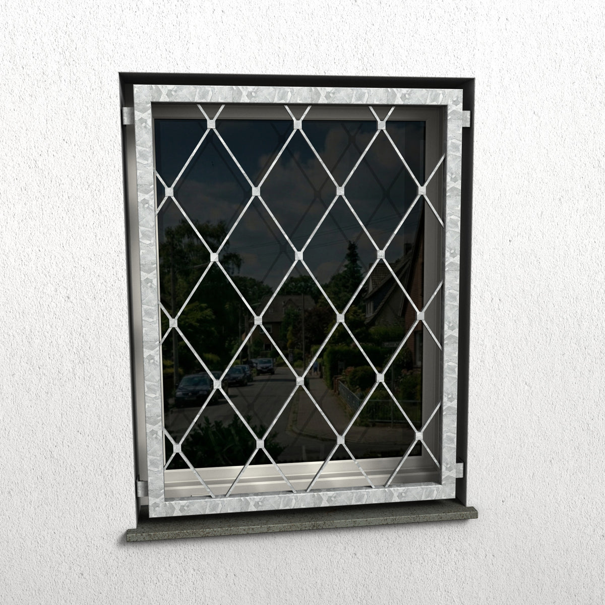 Fenstergitter Atlas 10 verzinkt - DeinMetallbauer.shop