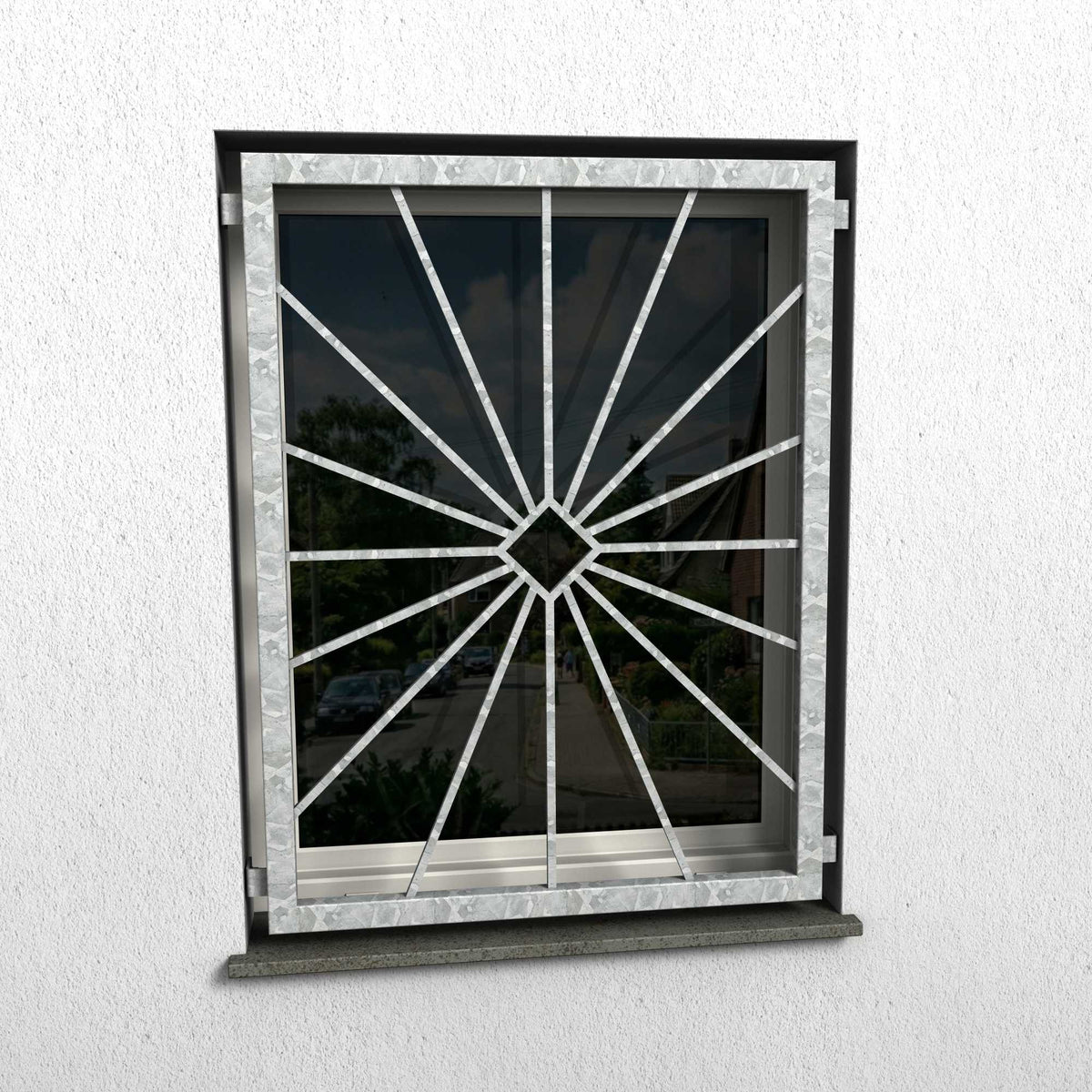 Fenstergitter Atlas 15 verzinkt - DeinMetallbauer.shop