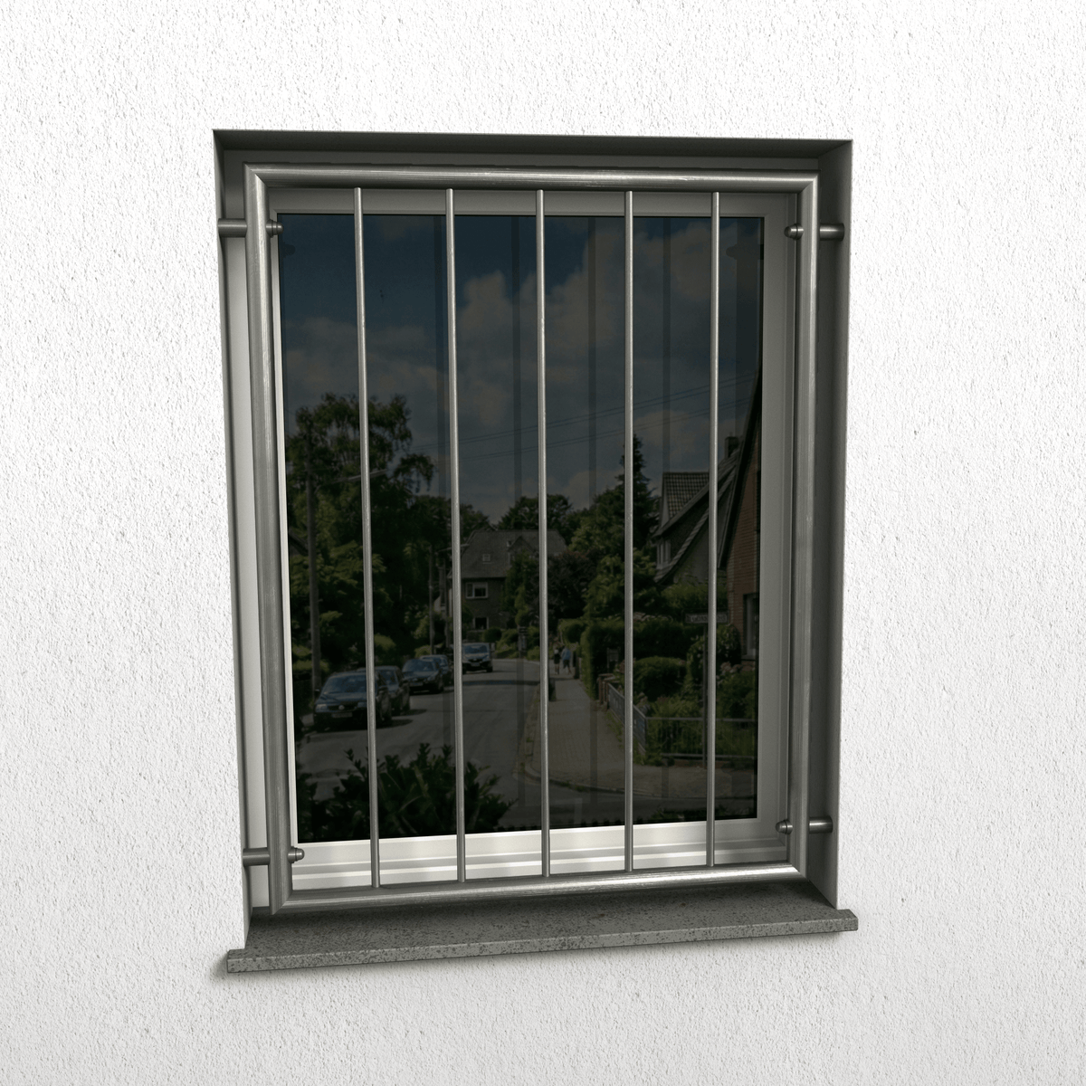Edelstahl Fenstergitter - DeinMetallbauer.shop