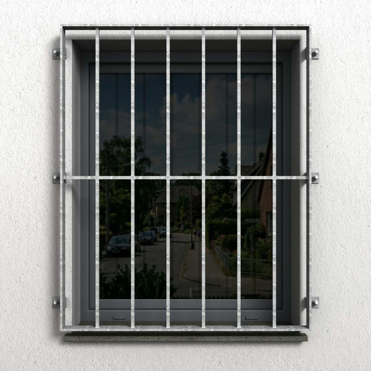Fenstergitter Atlas 46 verzinkt - DeinMetallbauer.shop