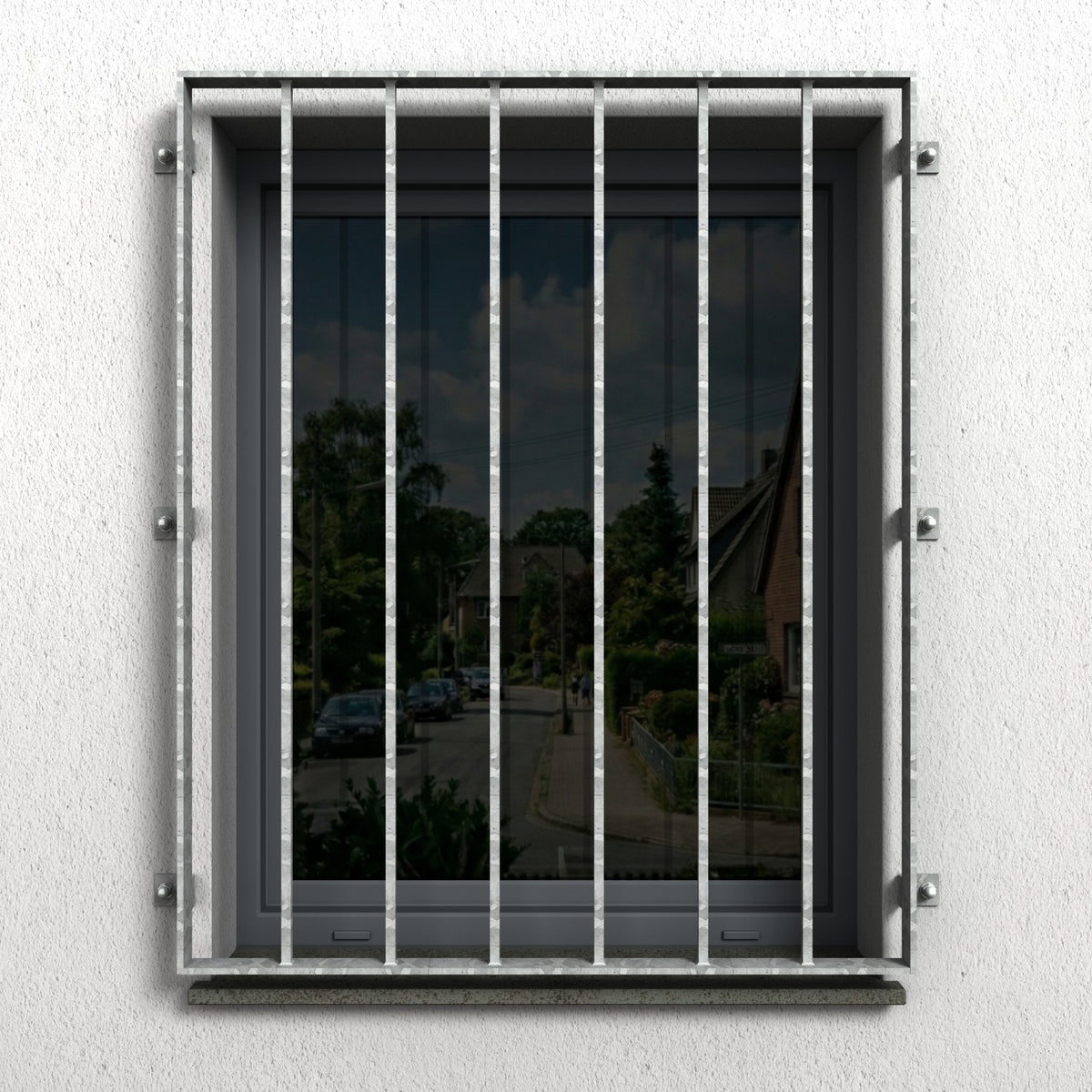 Fenstergitter Atlas 55 verzinkt - DeinMetallbauer.shop
