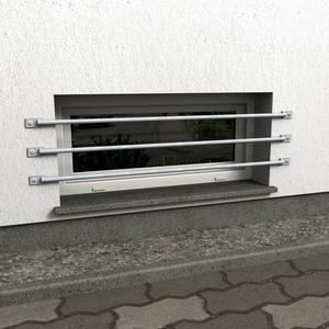 Fenstergitter Nova 30 (1 Stk) verzinkt - DeinMetallbauer.shop
