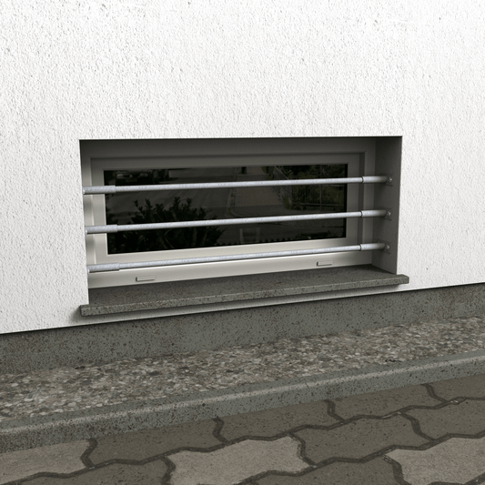 Fenstergitter Nova 31 (1 Stk.) verzinkt - DeinMetallbauer.shop