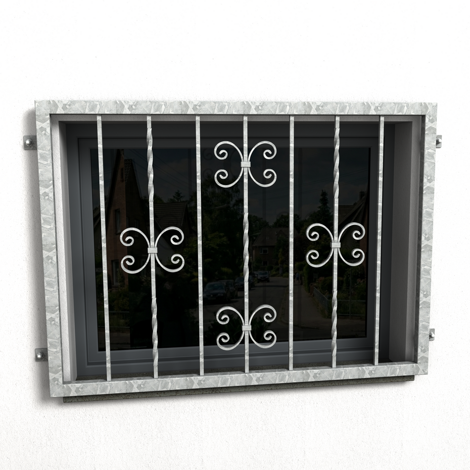 Fenstergitter Luna 35 verzinkt