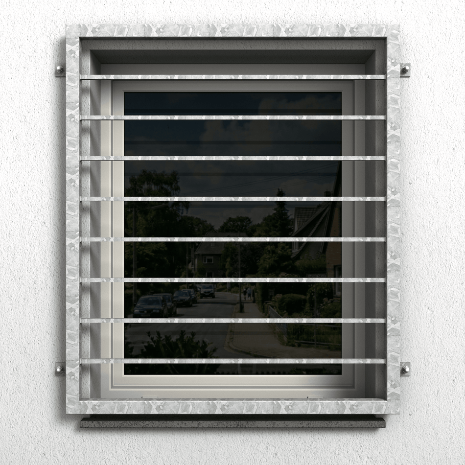 Fenstergitter Atlas 38 verzinkt - DeinMetallbauer.shop