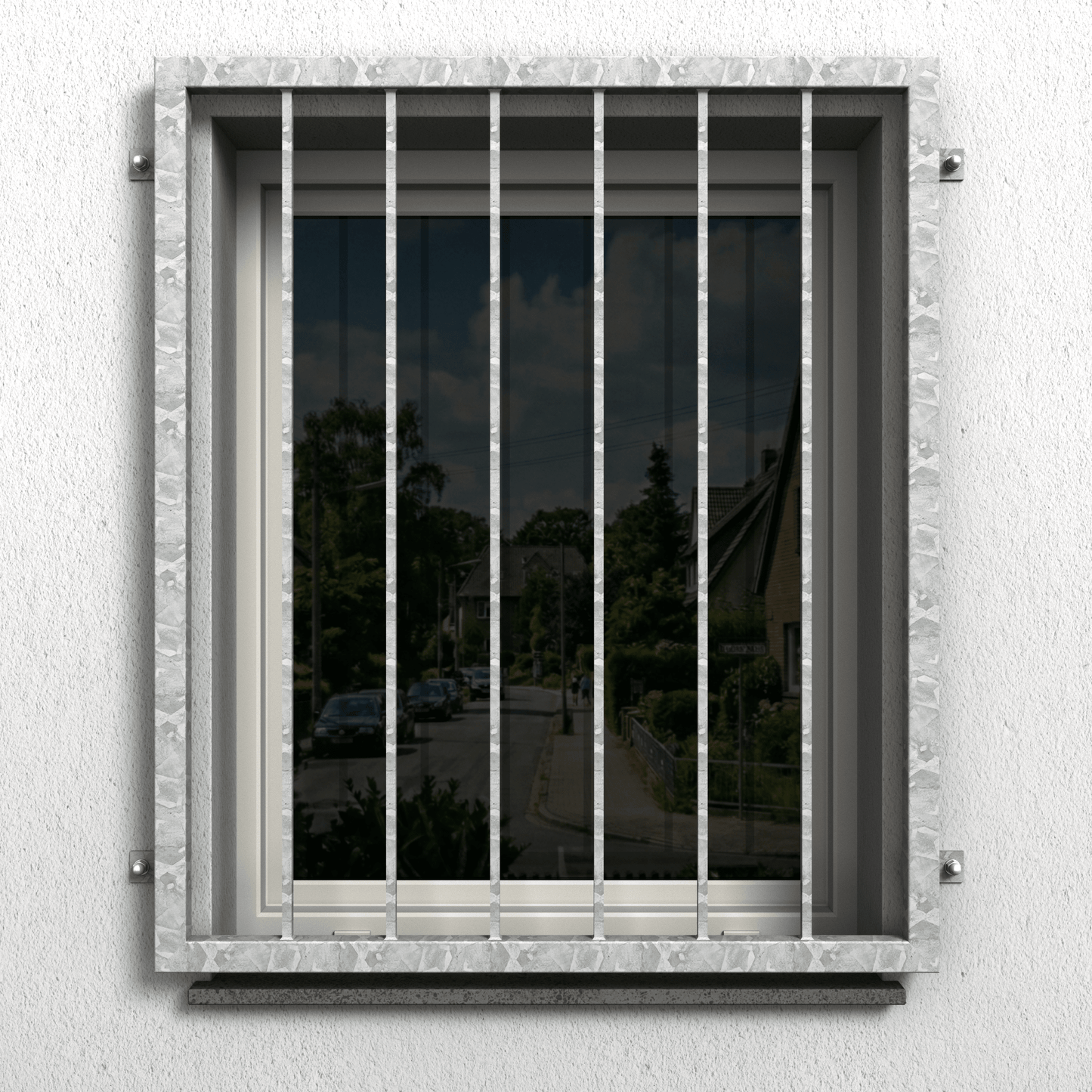 Fenstergitter Atlas 41 verzinkt - DeinMetallbauer.shop