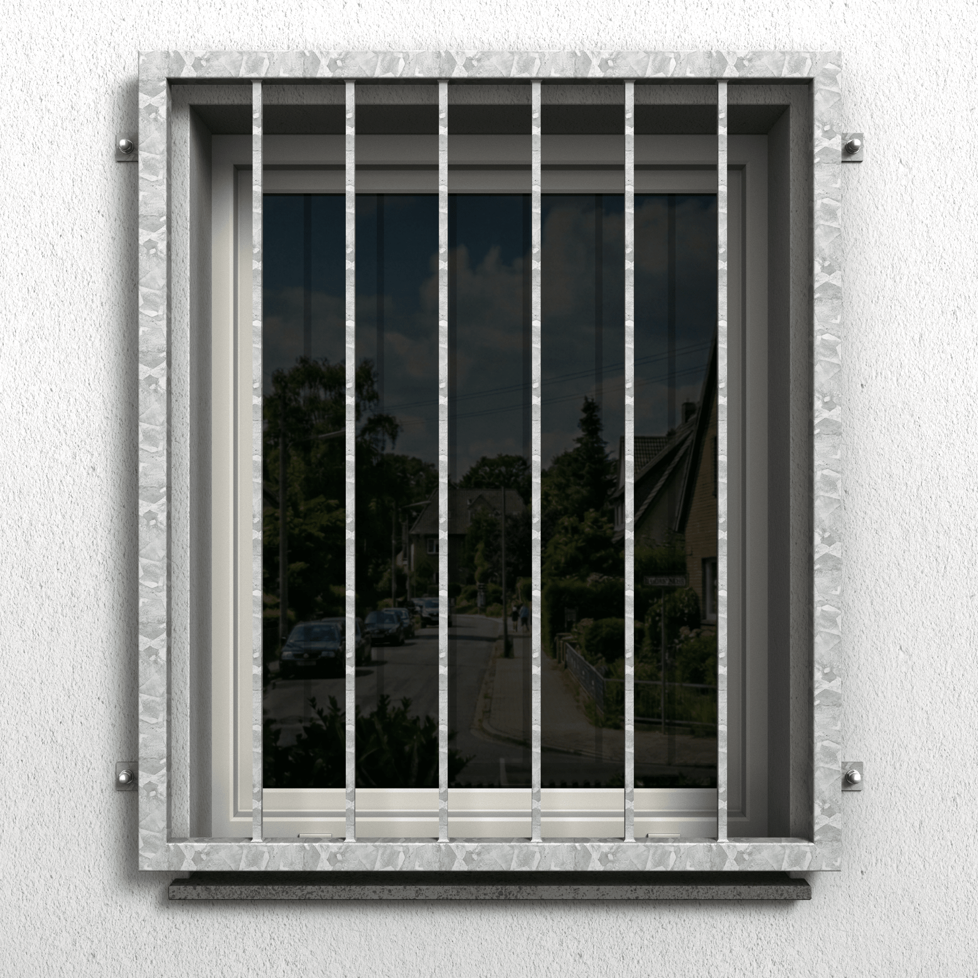 Fenstergitter Atlas 41 verzinkt - DeinMetallbauer.shop