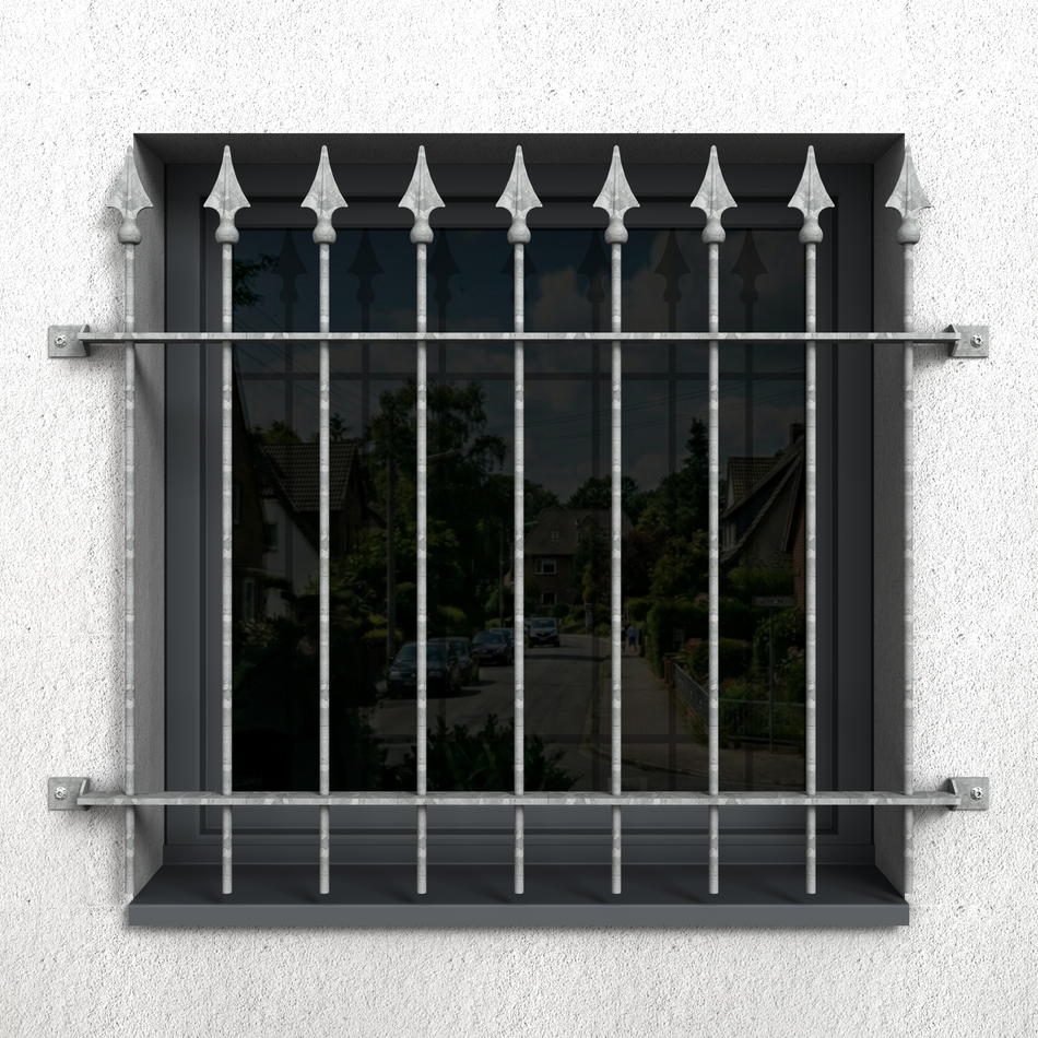 Fenstergitter Ferro 09 verzinkt