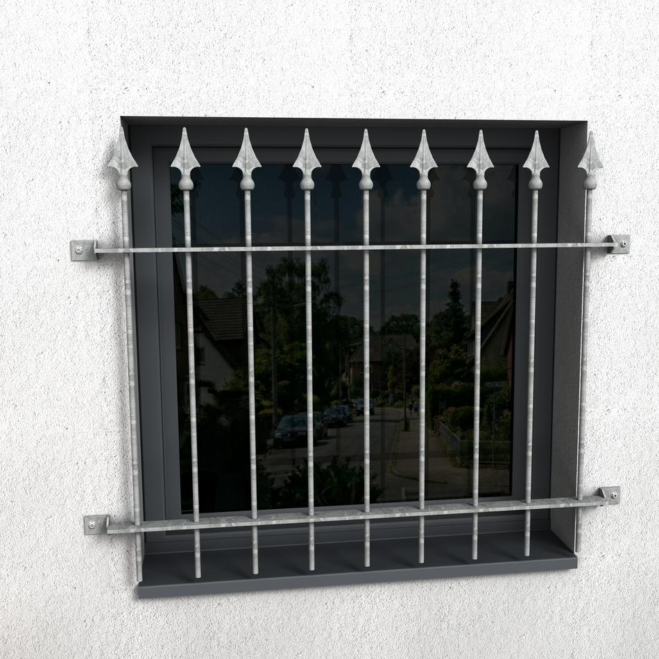 Fenstergitter Ferro 09 verzinkt