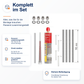 Montageset Lochstein gedämmt - DeinMetallbauer.shop