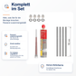 Montageset Vollstein ungedämmt - DeinMetallbauer.shop
