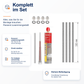 Montageset Vollstein zweischalig - DeinMetallbauer.shop