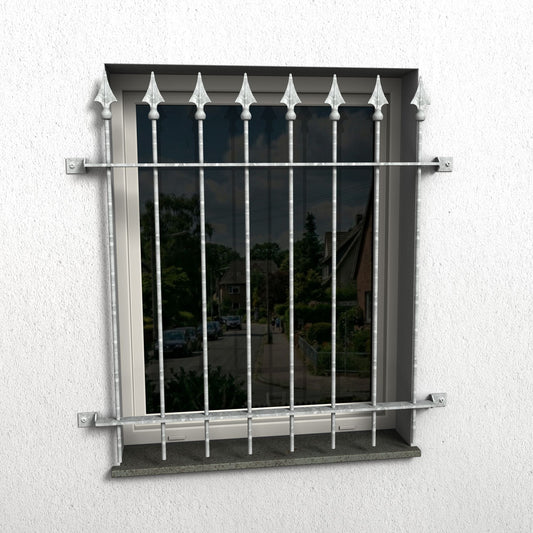 Fenstergitter Ferro 09 verzinkt - DeinMetallbauer.shop