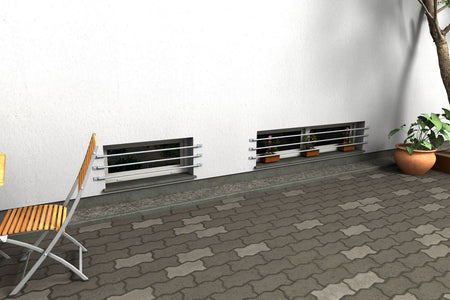 Fenstergitter Nova 30 (1 Stk) verzinkt - DeinMetallbauer.shop