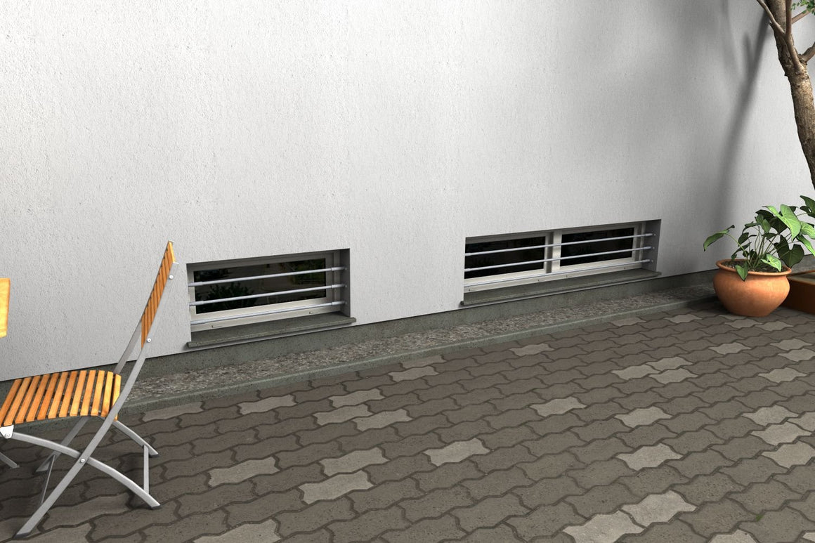 Fenstergitter Nova 31 (1 Stk.) verzinkt - DeinMetallbauer.shop