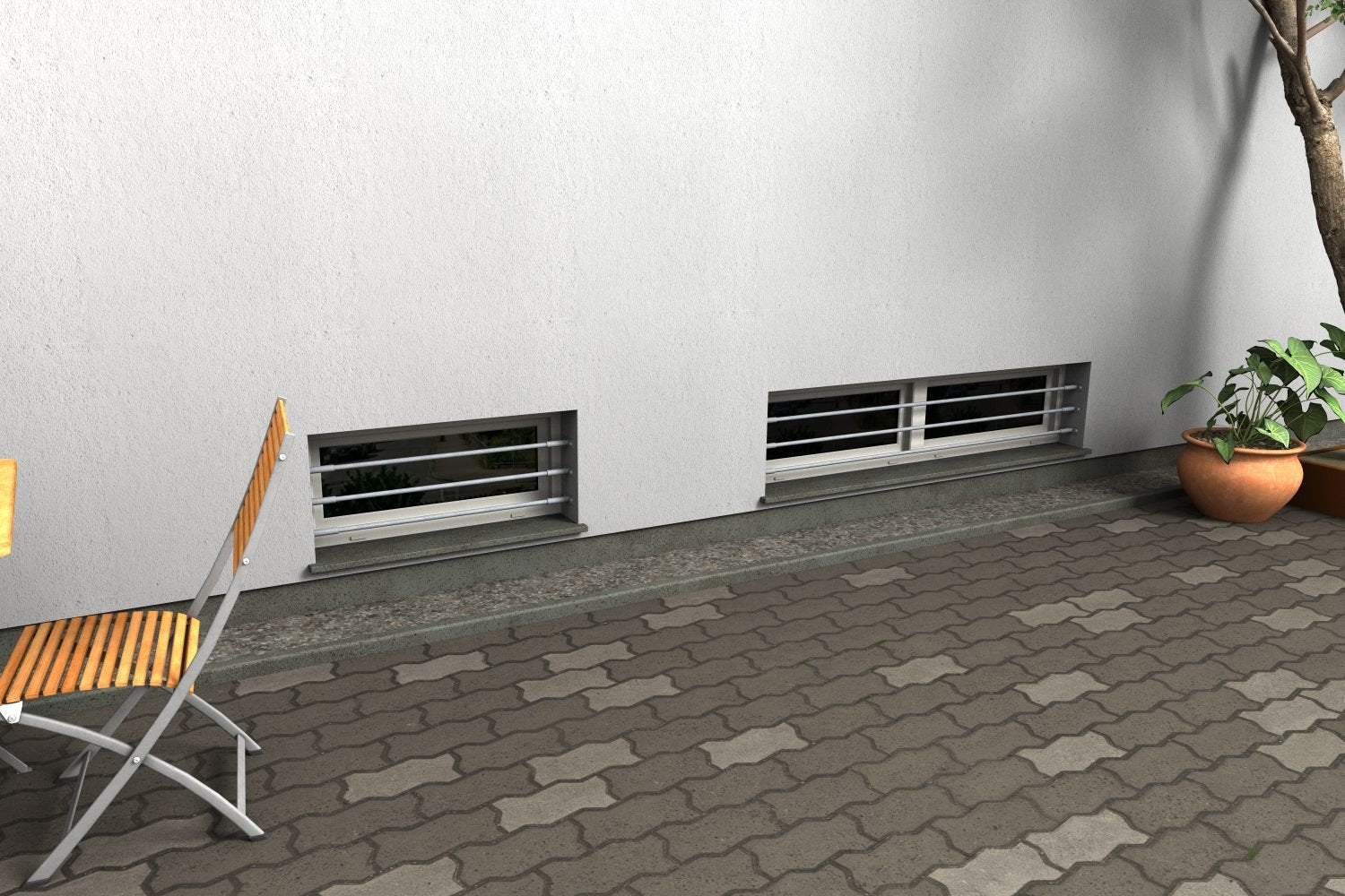Fenstergitter Nova 31 (1 Stk.) verzinkt - DeinMetallbauer.shop